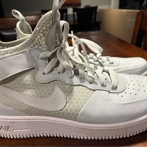 Nike White High-Top Sneakers